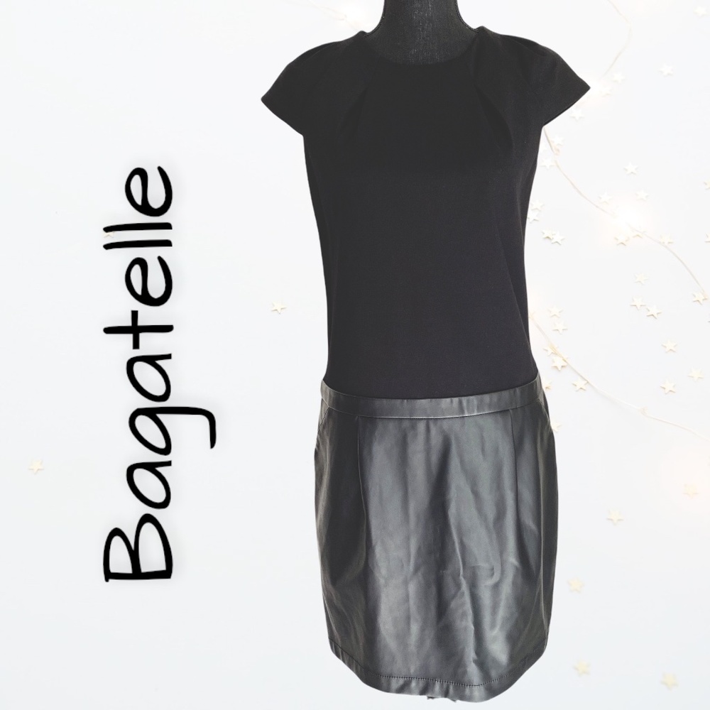 BAGATELLE Drop Waist Little Black Dress, Size 6